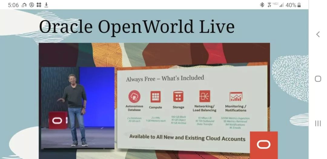 Oracle发布免费的自主数据库和云服务