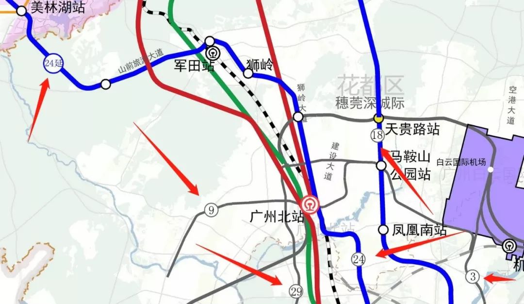 权威发布丨最新规划公示:5条地铁线路穿过花都!_广清