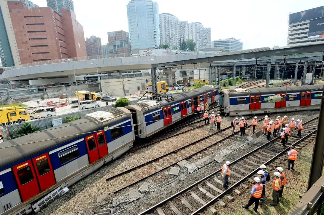 互动|港铁东铁线列车出轨 八人受伤