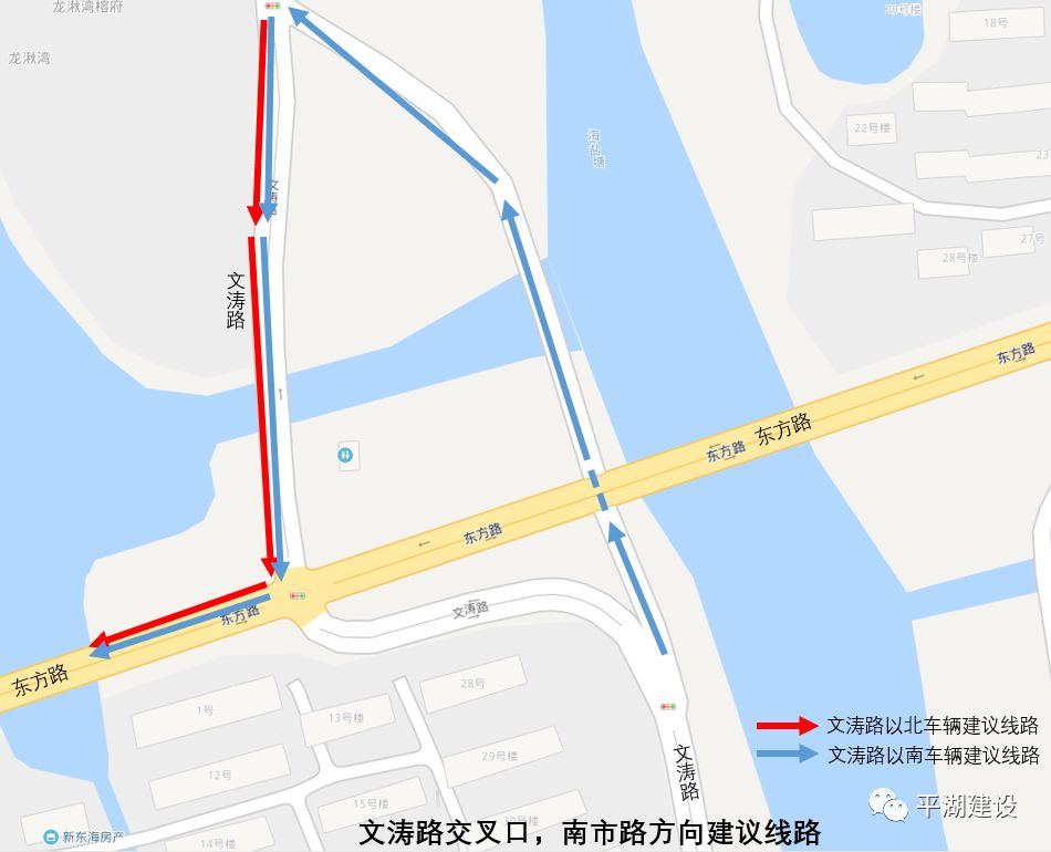 海盐塘路交叉口建议行车路线小港路交叉口建议行车路线另外沿线公交