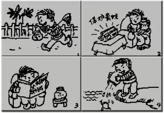 实用:小学低年级看图写话引导,附范文!