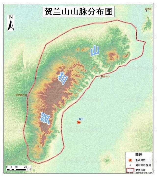 要山脉及山峰分布