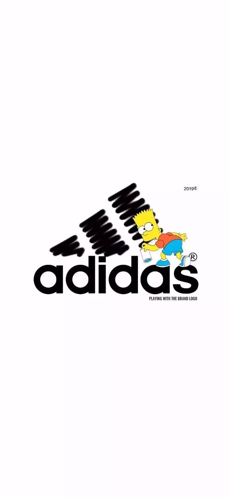 壁池 辛普森和潮流品牌logo