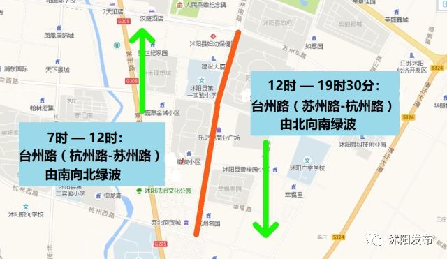 沭阳交警开辟5条"绿波带",让你出行"一路畅通"