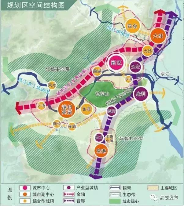 《肇庆市城市总体规划(2015-2035年)》(草案)在网站上征询公示,将高要