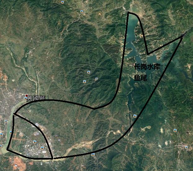 罗桂元浅谈江西兴国风水局--太极鲤鱼