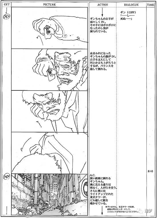 今敏大师的分镜手稿汇总收藏