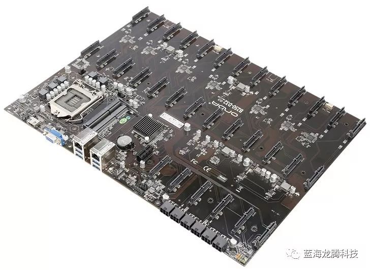 昂达奇葩b250主板:lga 1151插槽,32个sata接口