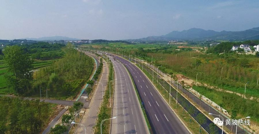 黄陂木兰大道全线通车 收尾工作本月底结束！