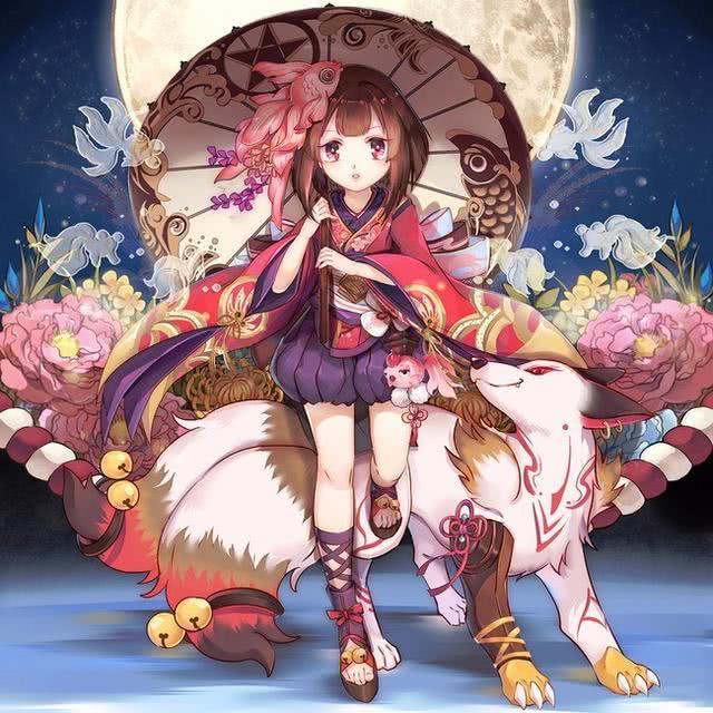 阴阳师古风壁纸分享:小姐姐看着真可爱