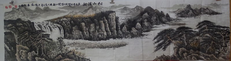 胡涧子国画山水画欣赏(图12)