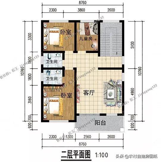 10米面宽的户型图