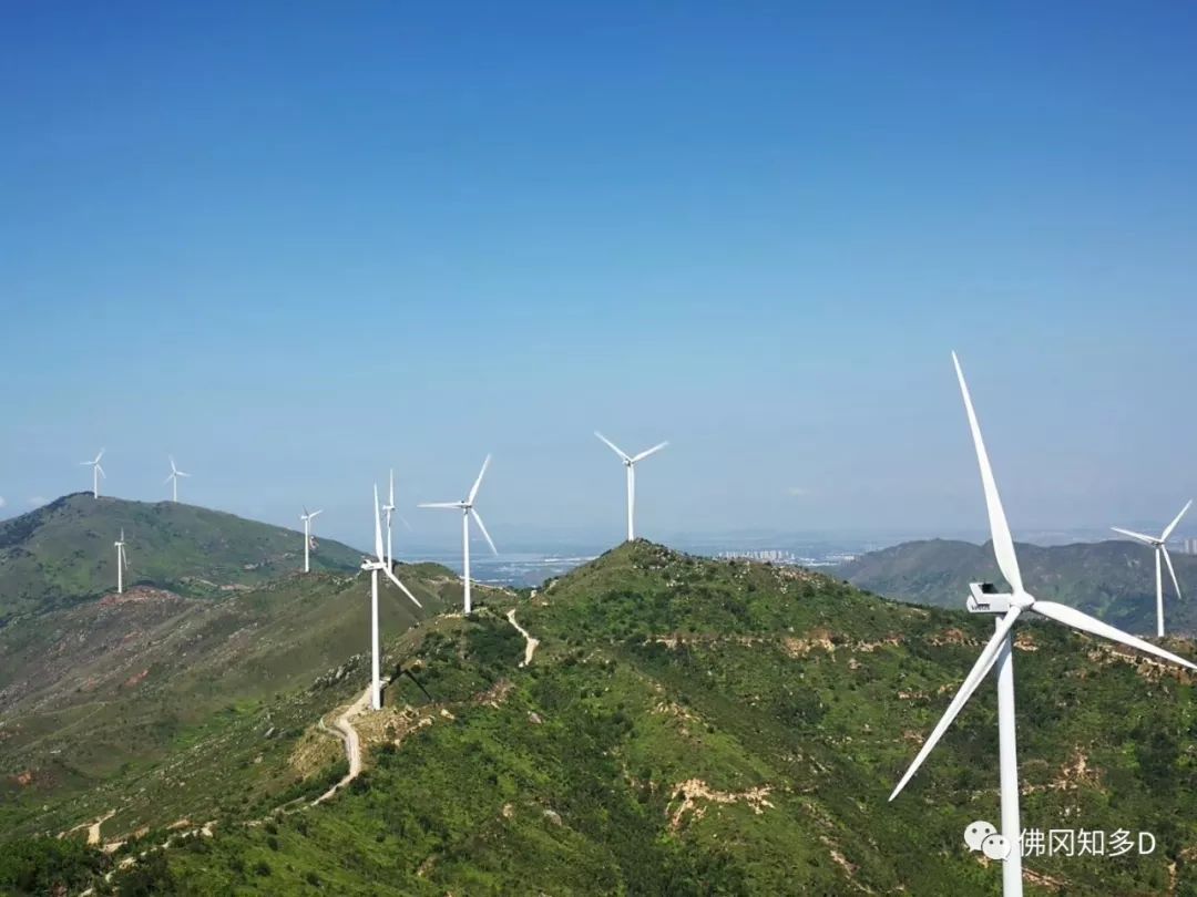 壮观!佛冈终于有了近百米大风车,既能发电又是景观!