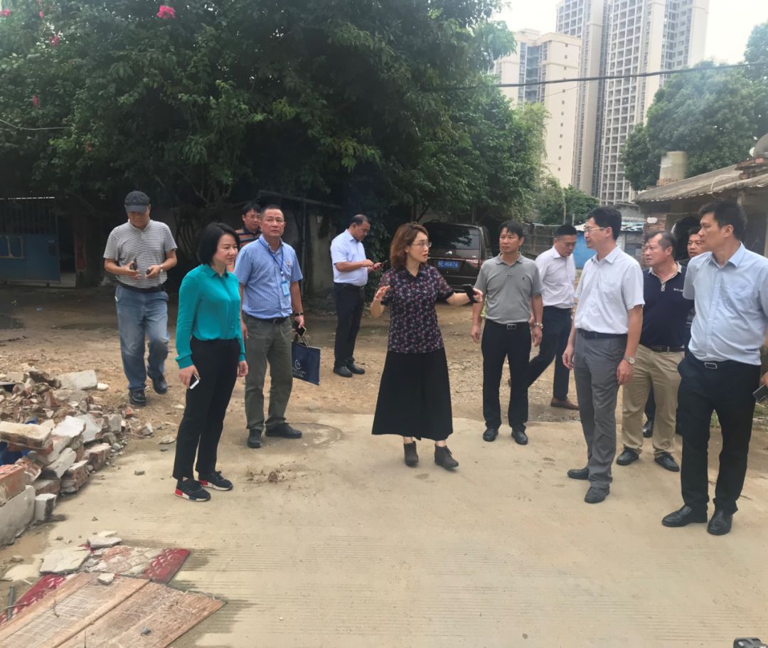 黄江一行先后到文明市场,昆明路新村,云南路综合市场,颐兴公寓等处