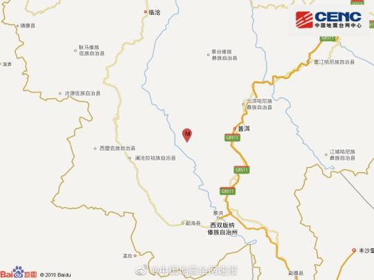 云南普洱思茅区发生3.0级地震暂无人员伤亡报告