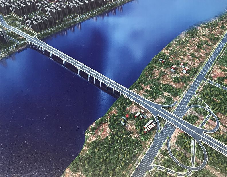 吉安赣江大桥主体工程10月开工,预计2021年11月底前建成通车(内附现图