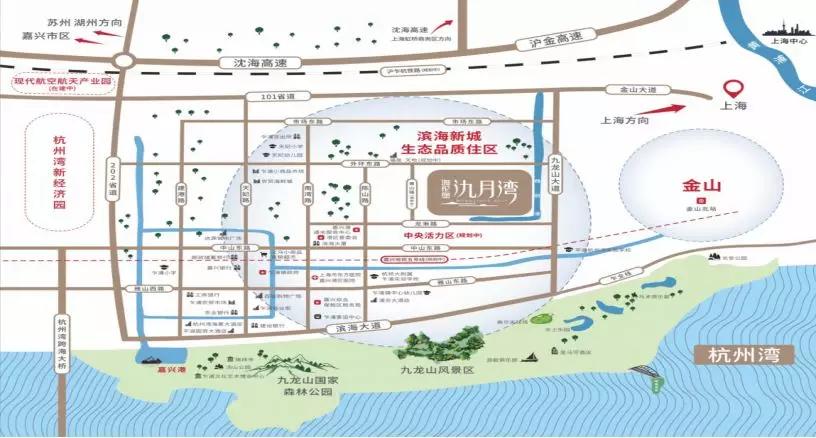 (原平湖市乍浦镇)总占地面积: 36897㎡总建筑面积:110692㎡,规划有高