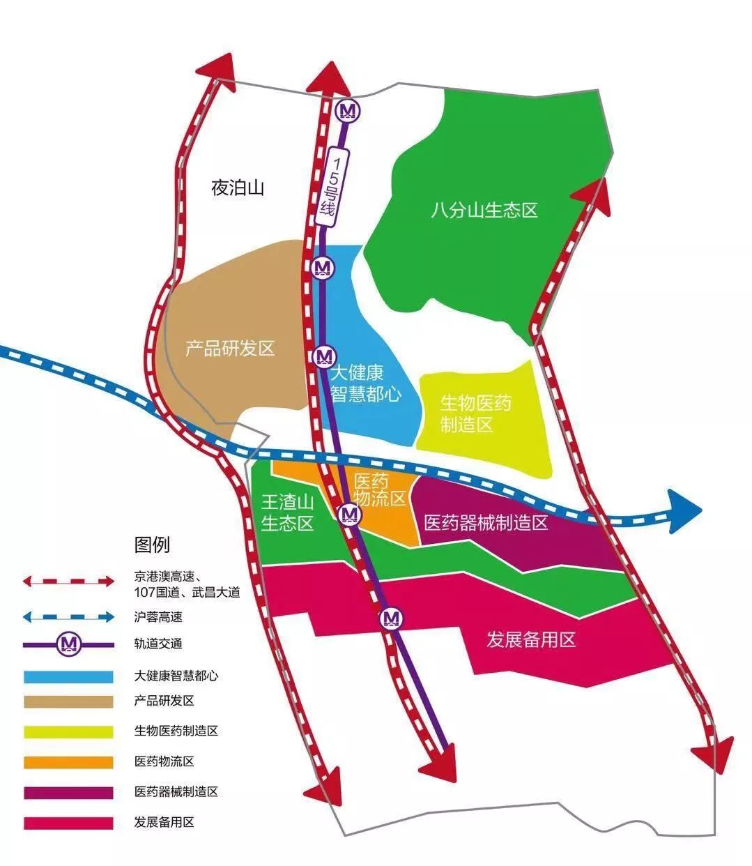 保利和光晨樾位于武昌南大健康产业园核心区,郑店大健康产业综合区