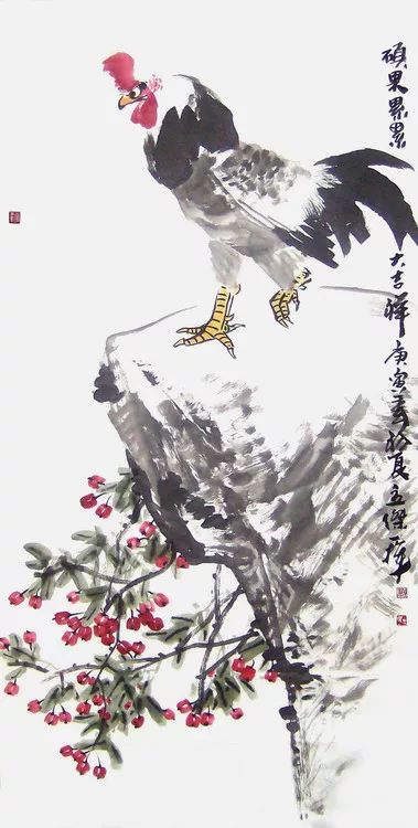 这水墨花鸟画,太养眼了!
