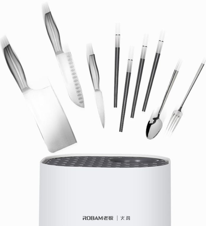 超实用~!这个刀筷收纳架,烘干杀菌收纳~防二次