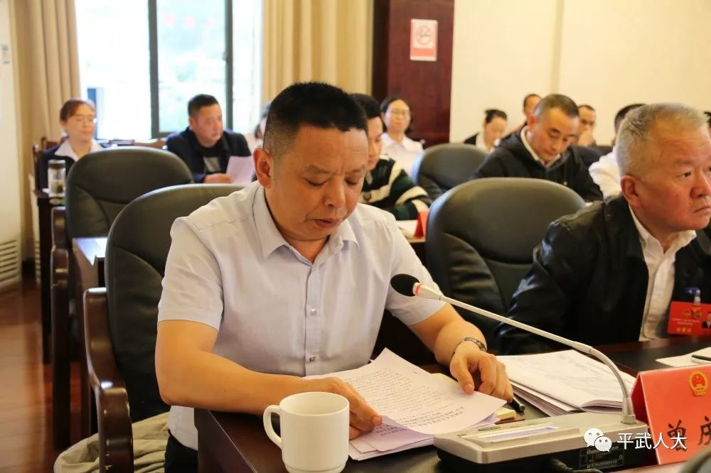 严德明,曾庆武提出意见和建议会议审议了平武县人民政府县长黄骏同志