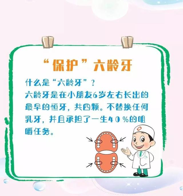 免费为适龄儿童开展口腔健康教育和窝沟封闭