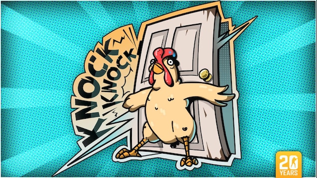 CSGO社区贴纸：挡门的鸡你见过吗？