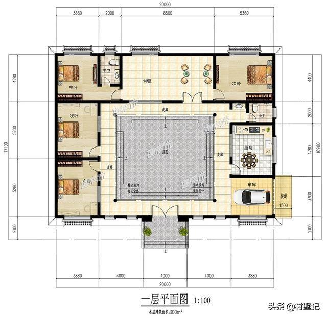 建房说中式别墅图纸设计,12款四合院