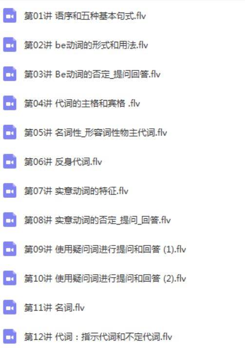 免费领取 || 小学英语语法【视频讲解+原版教材