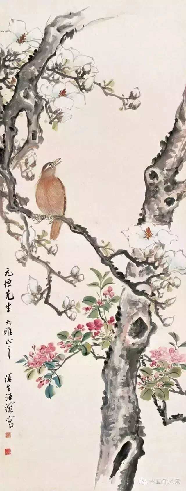 一起欣赏花鸟大师作品_汪慎生
