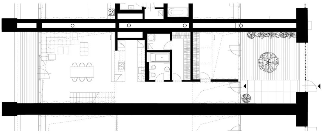 120㎡ 工业风 loft, 拱形天花板 红砖墙, 太有创意了!