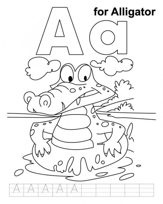 alligators all around an alphabet
