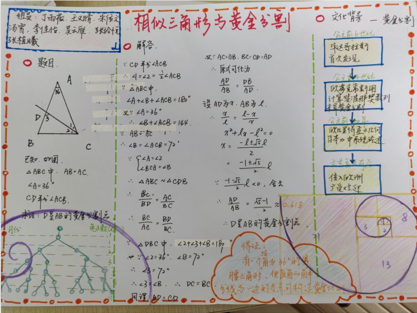 数学暑假特色作业展示