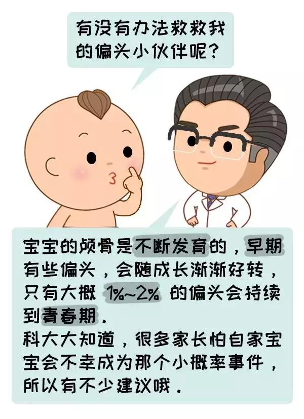 科学家庭育儿@原创脸不对称、视听障碍......多重视宝宝头型吧，时间很紧张