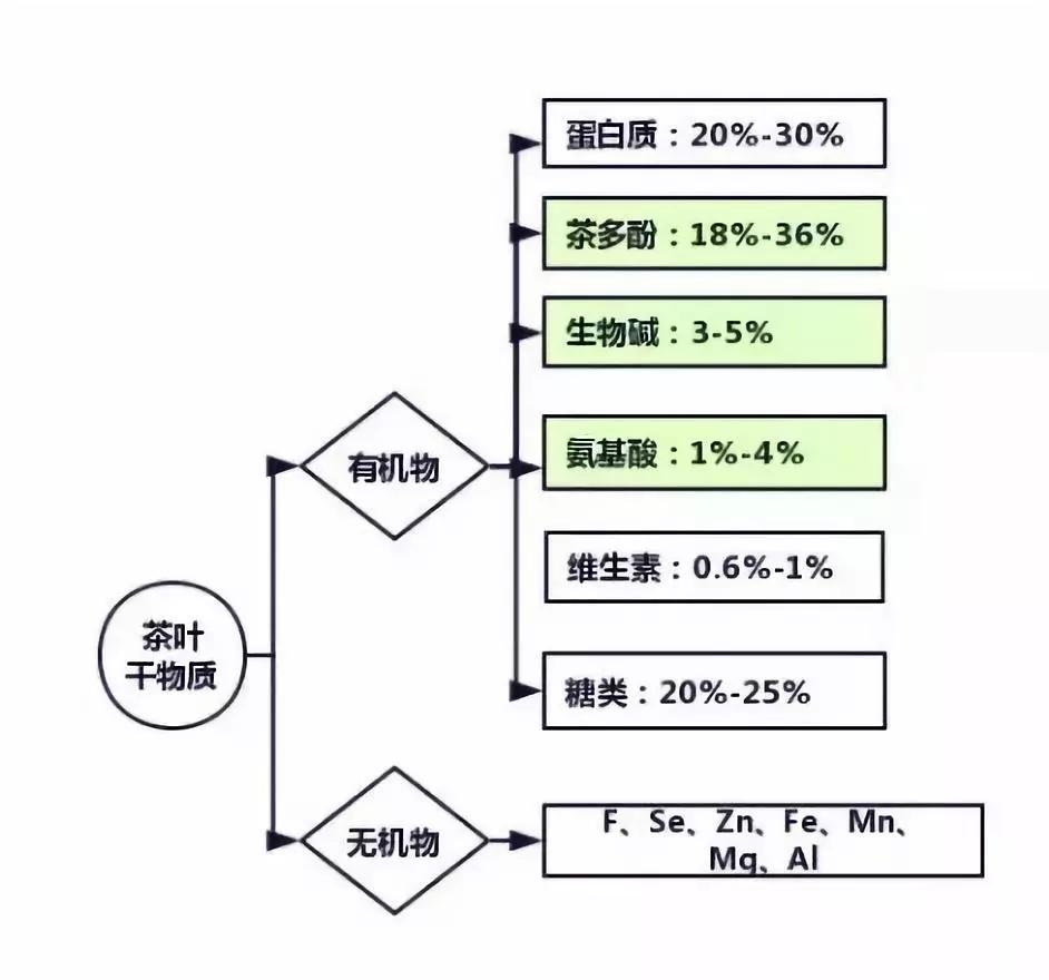 茶叶中有效成分一览