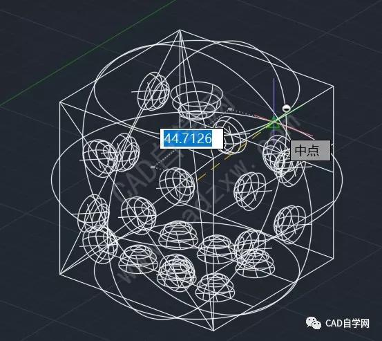 骰子色子cad三维建模教程建模思路