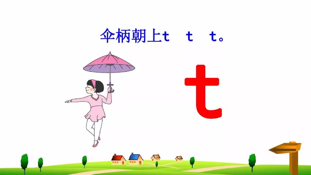 部编一年级语文(上册)汉语拼音4《d t n l》知识点 图文解读_中格