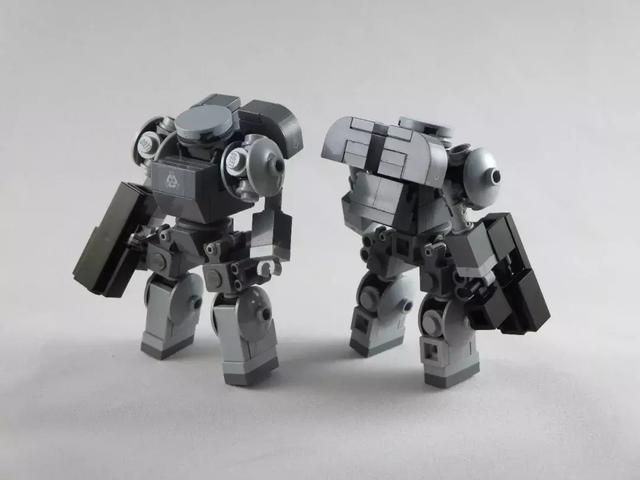 lego乐高moc作品欣赏迷你机甲系列及其他