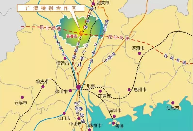 02丨这个地方或迎来爆发 从以上的线路图可以看出,未来主要利好广清