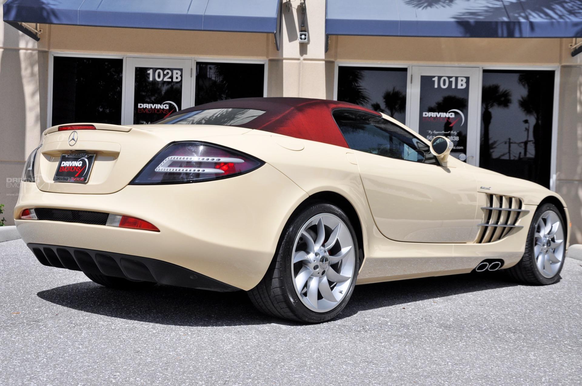 采用稀有米色的奔驰slr mclaren roadster!