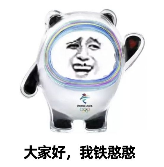 冰墩墩你好,我是铁憨憨,了解一下~