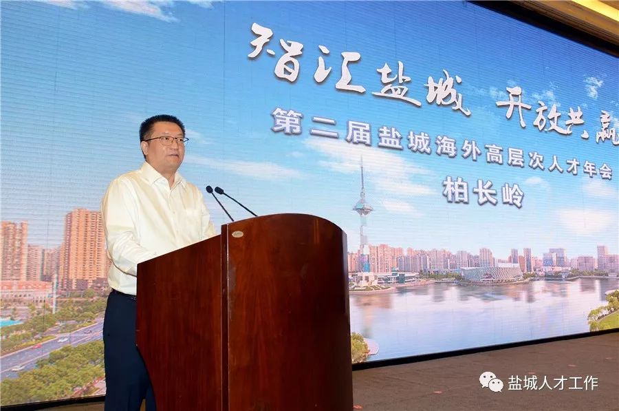 智汇盐城开放共赢第二届盐城海外高层次人才年会隆重开幕