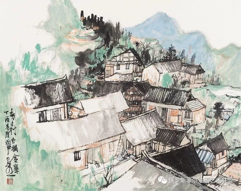 中国著名画家林容生绘画作品欣赏