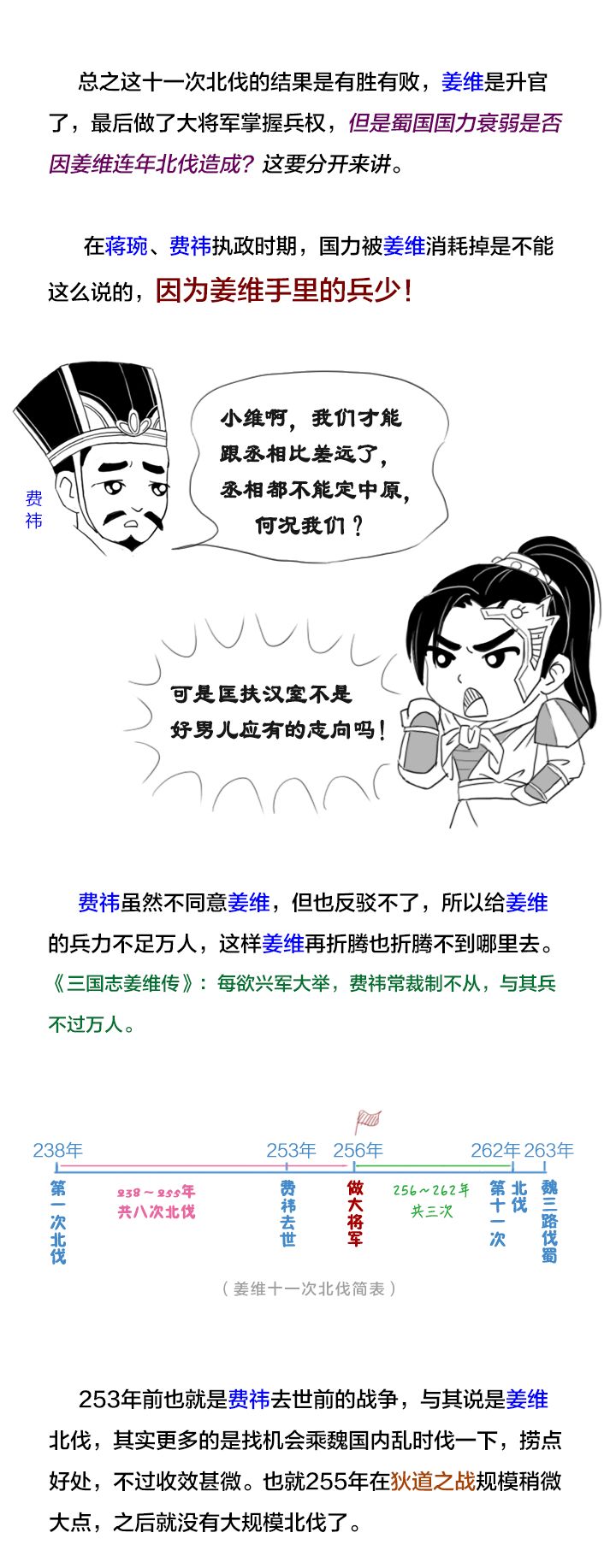 正史漫画离开钟会姜维也是个牛人