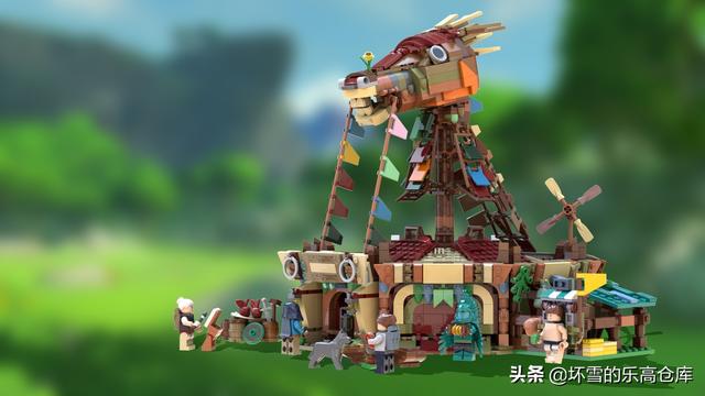 当乐高遇上游戏:塞尔达传说之BotW驿站,冒险中的偷闲时光