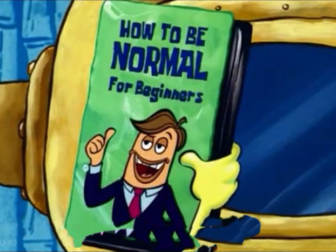 为了变成正常人，海绵宝宝变圆滑，却被不正常的章鱼哥吓回原形！_搜狐网