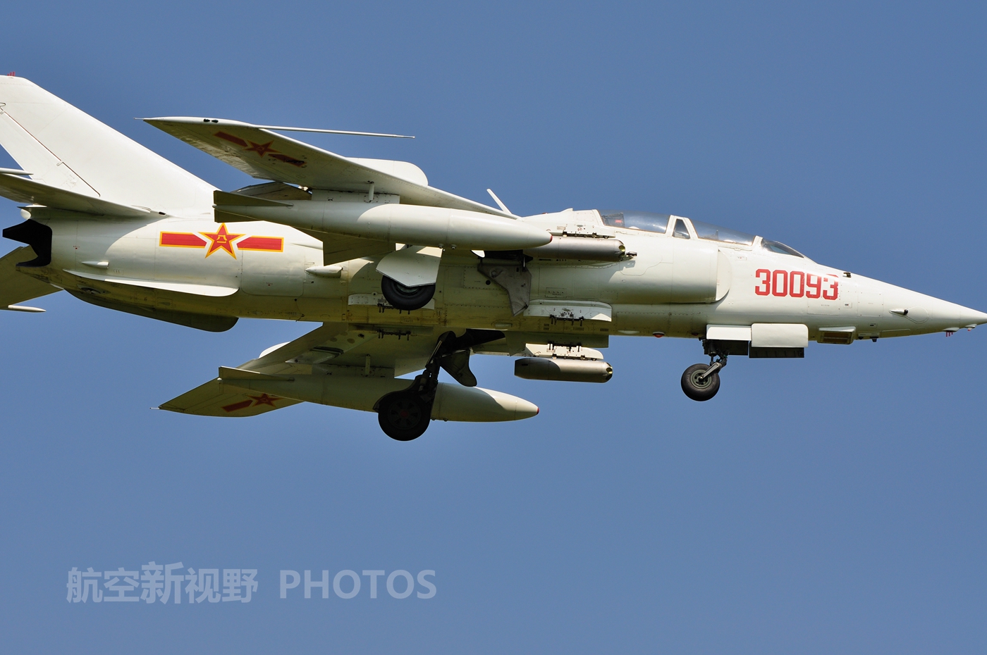 中国空军强-5强击机图集,国产第一款专业攻击机