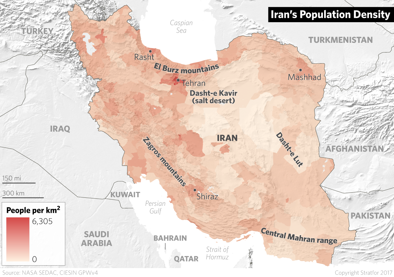 人口伊朗_伊朗人口分布图