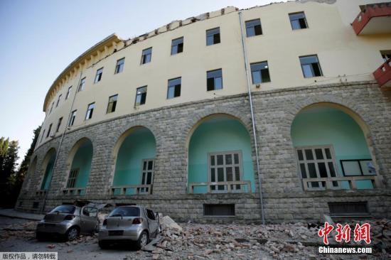 阿尔巴尼亚5.6级地震致数十人伤许多建筑物遭破坏
