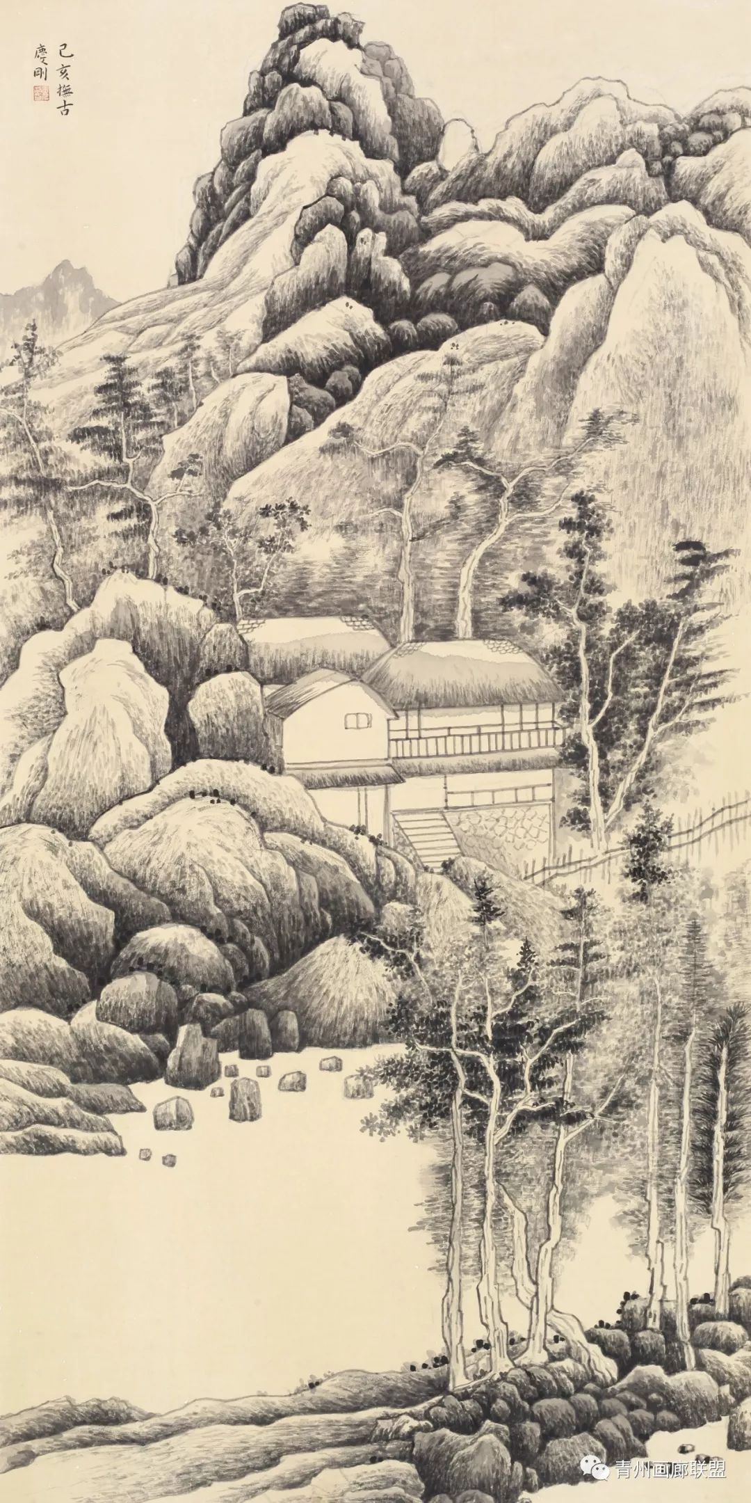 孟庆刚国画山水作品展即将亮相翰墨青州2019中国书画年会